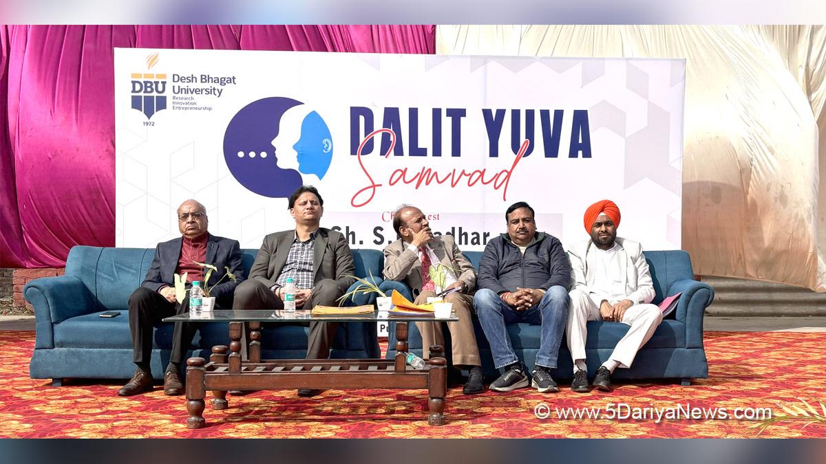 Desh Bhagat University, Amloh, Fatehgarh Sahib, Dalit Yuva Dialogue, Sucha Ram Ladhar