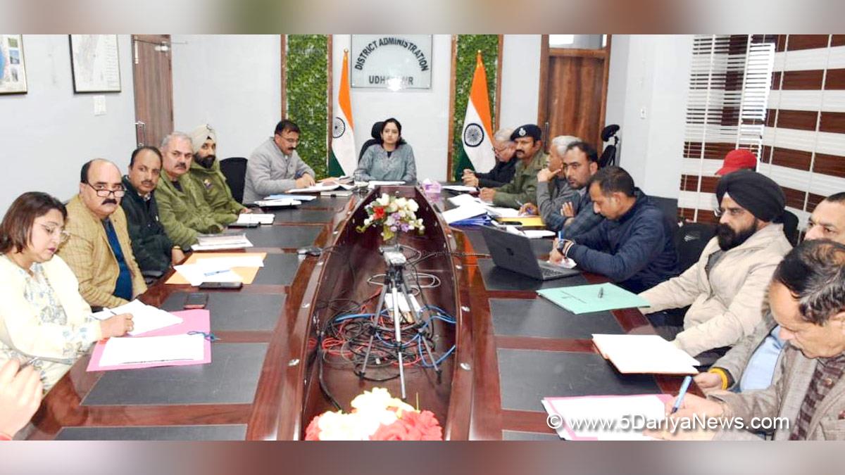 Saloni Rai, Udhampur, DDC Udhampur, District Development Commissioner Udhampur, Kashmir, Jammu And Kashmir, Jammu & Kashmir, District Administration Udhampur