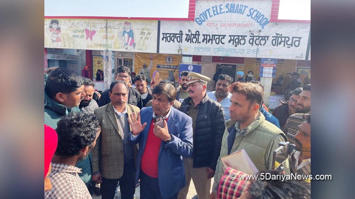 Bram Shanker Jimpa, AAP, Aam Aadmi Party, Aam Aadmi Party Punjab, AAP Punjab, Government of Punjab, Punjab Government, Hoshiarpur, Aap Di Sarkar Aap De Dwaar, Aap Di Sarkar Aap De Dwar, Aap Di Sarkar Aap De Dwaar Scheme, Aap Di Sarkar Aap De Dwaar Scheme In Punjab, Government of Punjab, Punjab Government
