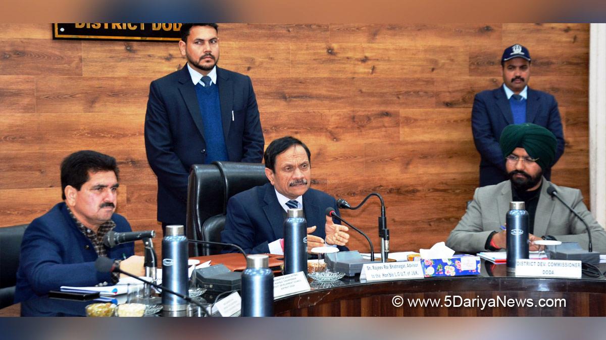 Rajeev Rai Bhatnagar, Doda, Deputy Commissioner Doda, Harvinder Singh, Kashmir, Jammu And Kashmir, Jammu & Kashmir, District Administration Doda