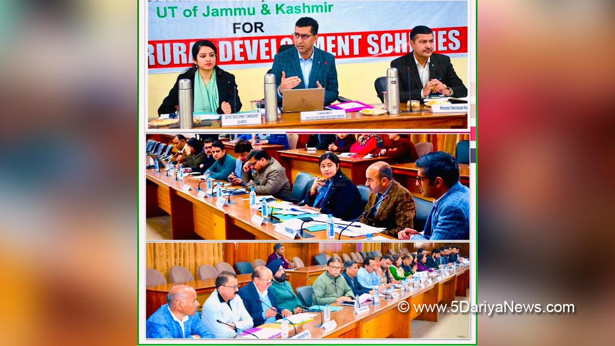 Dr Shahid Iqbal Choudhary, Udhampur, Saloni Rai, DDC Udhampur, District Development Commissioner Udhampur, Kashmir, Jammu And Kashmir, Jammu & Kashmir, District Administration Udhampu, Shahid Iqbal Choudhary