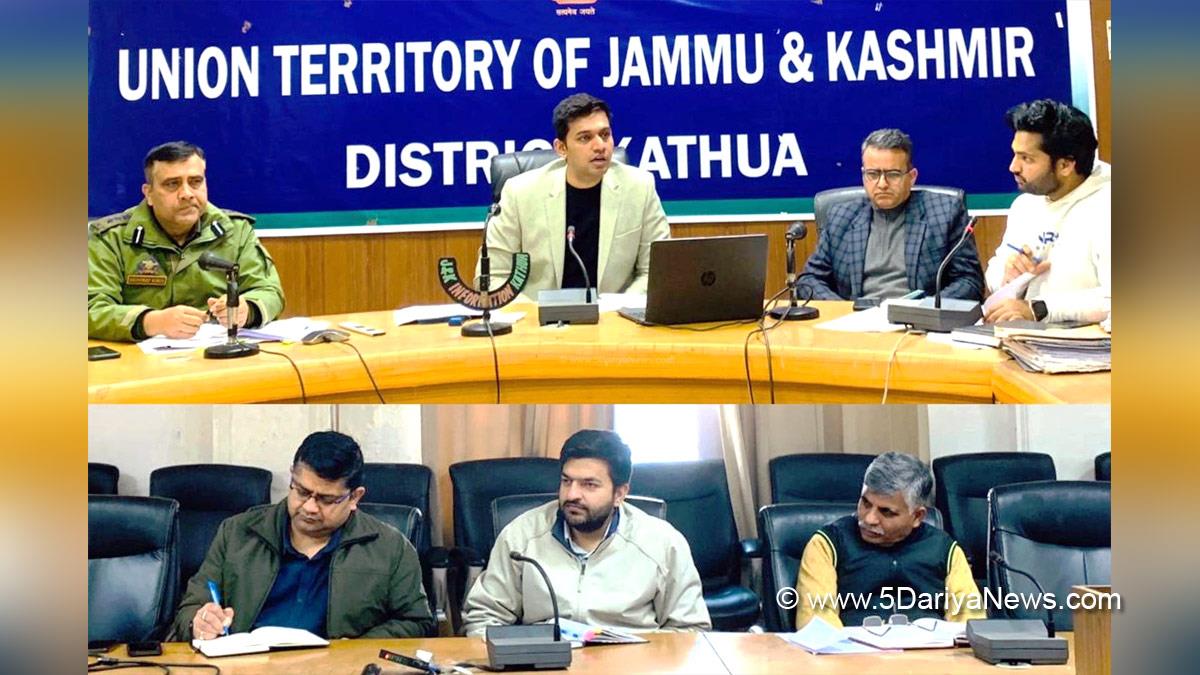 Rakesh Minhas, Kathua, DDC Kathua, District Development Commissioner Kathua, Kashmir, Jammu And Kashmir, Jammu & Kashmir, District Administration Kathua