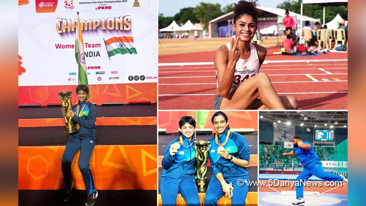 Sports News, Tajinder Pal Singh Toor, Harmilan Bains, Asian Indoor Athletics Championship, Harmilan 