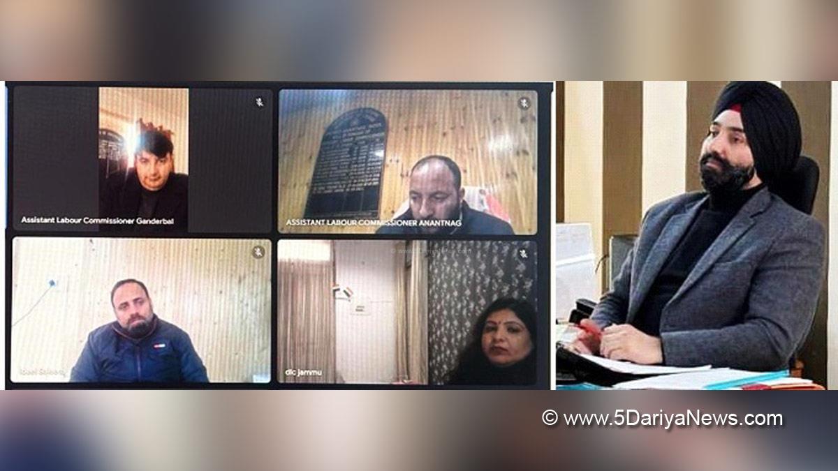 Charandeep Singh, Labour Commissioner J&K, Kashmir, Jammu And Kashmir, Jammu & Kashmir