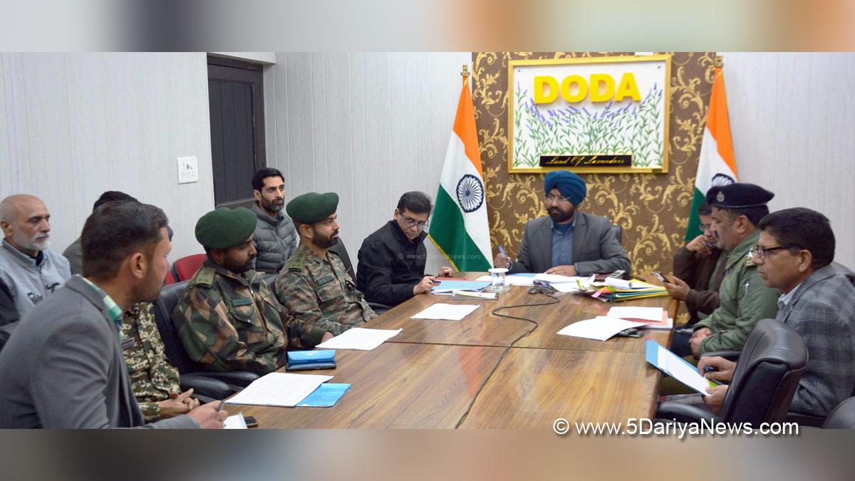 Harvinder Singh, Doda, Deputy Commissioner Doda, Kashmir, Jammu And Kashmir, Jammu & Kashmir, District Administration Doda