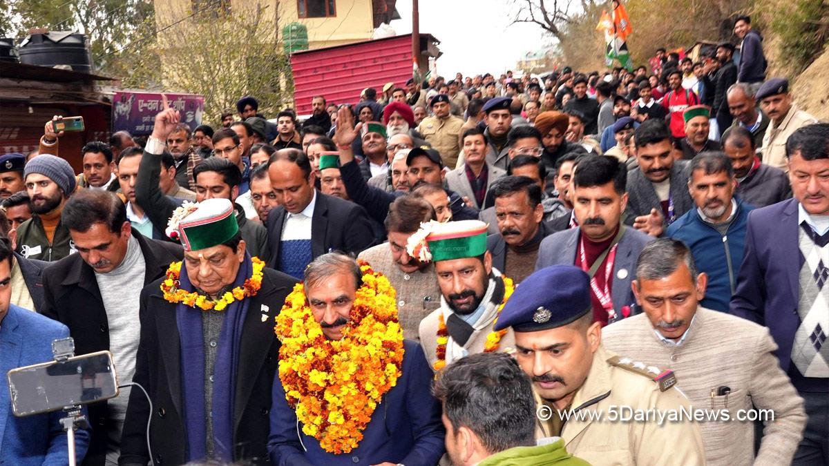 Sukhvinder Singh Sukhu, Himachal Pradesh, Himachal, Congress, Indian National Congress, Himachal Congress, Chief Minister of Himachal Pradesh, Dharampur, Kasuali Assembly constituency, Solan, Dr Dhani Ram Shandil