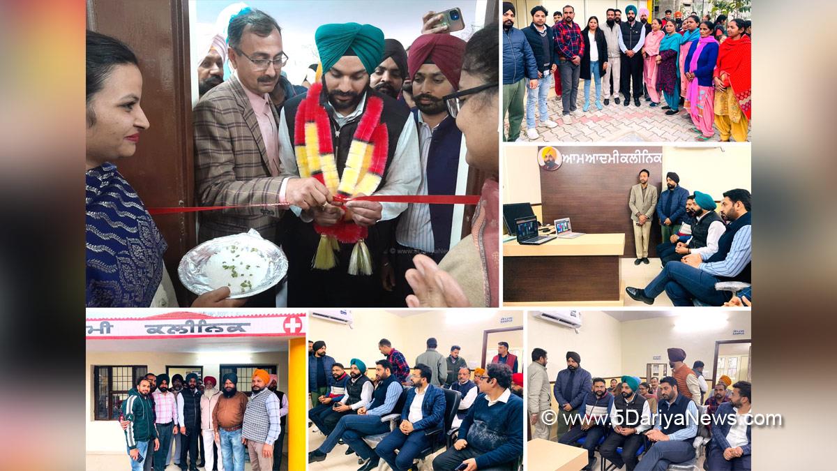 Amid Virtual Inauguration by Punjab CM, Mohali gets 35th Aam Aadmi Clinic at Balongi