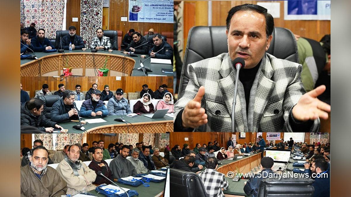 Dr.G N Itoo, Dr. G.N Itoo, Jal Jeevan Mission, Kashmir, Jammu And Kashmir, Jammu & Kashmir