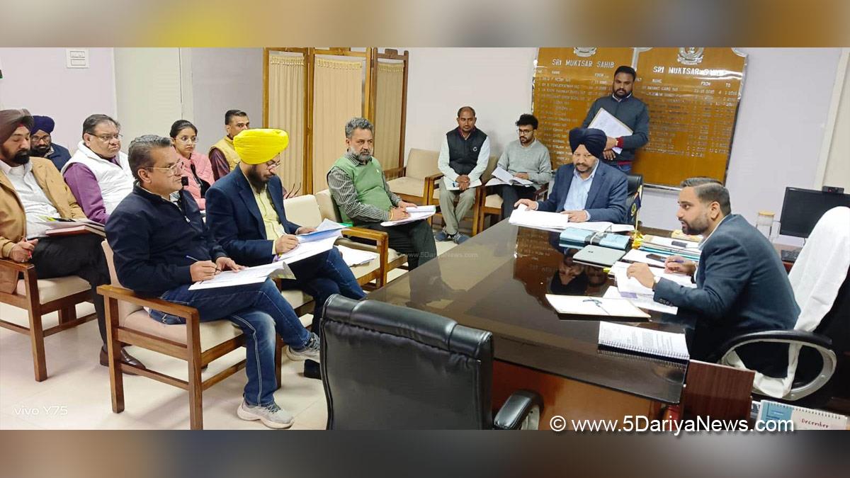Harpreet Singh Sudan, DC Sri Mukatsar Sahib, Sri Mukatsar Sahib, Deputy Commissioner Sri Mukatsar Sahib