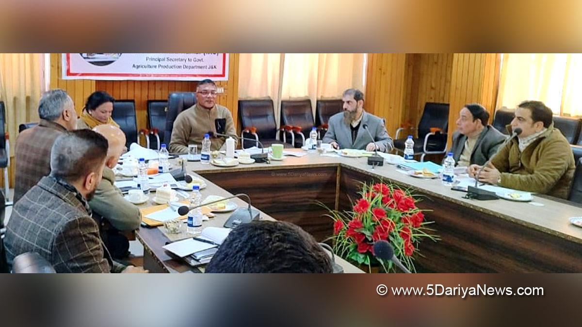 Shailendra Kumar, Principal Secretary Public Works Department, Srinagar, Kashmir, Jammu And Kashmir, Jammu & Kashmir, Rashtriya Gokul Mission