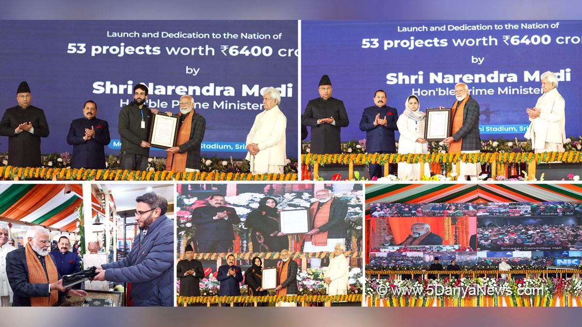 Narendra Modi, Modi, BJP, Bharatiya Janata Party, Prime Minister of India, Prime Minister, Narendra Damodardas Modi, Holistic Agriculture Development Programme, Manoj Sinha, Lieutenant Governor J&K, Raj Bhavan, Jammu, Srinagar, Kashmir, Jammu And Kashmir, Jammu & Kashmir, Dr Jitendra Singh, Dr. Jitendra Singh
