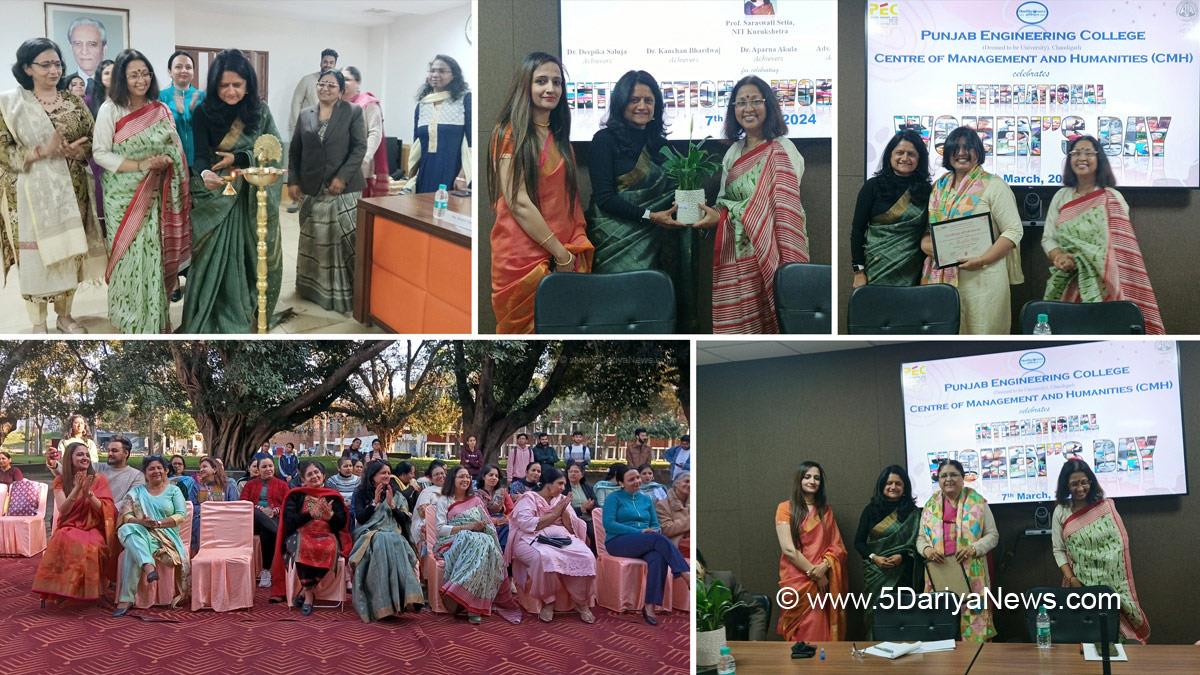Punjab Engineering College, Punjab Engineering College Chandigarh, PEC Chandigarh, Prof. Saraswati Setia, International Women
