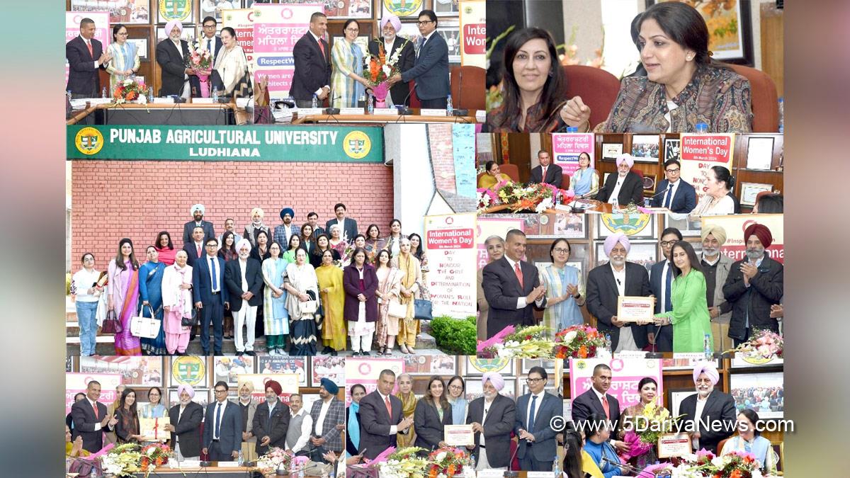International Women’s Day at PAU, Dr. Satbir Singh Gosal,Harpreet Sandhu,Inspire Inclusion- 2024 