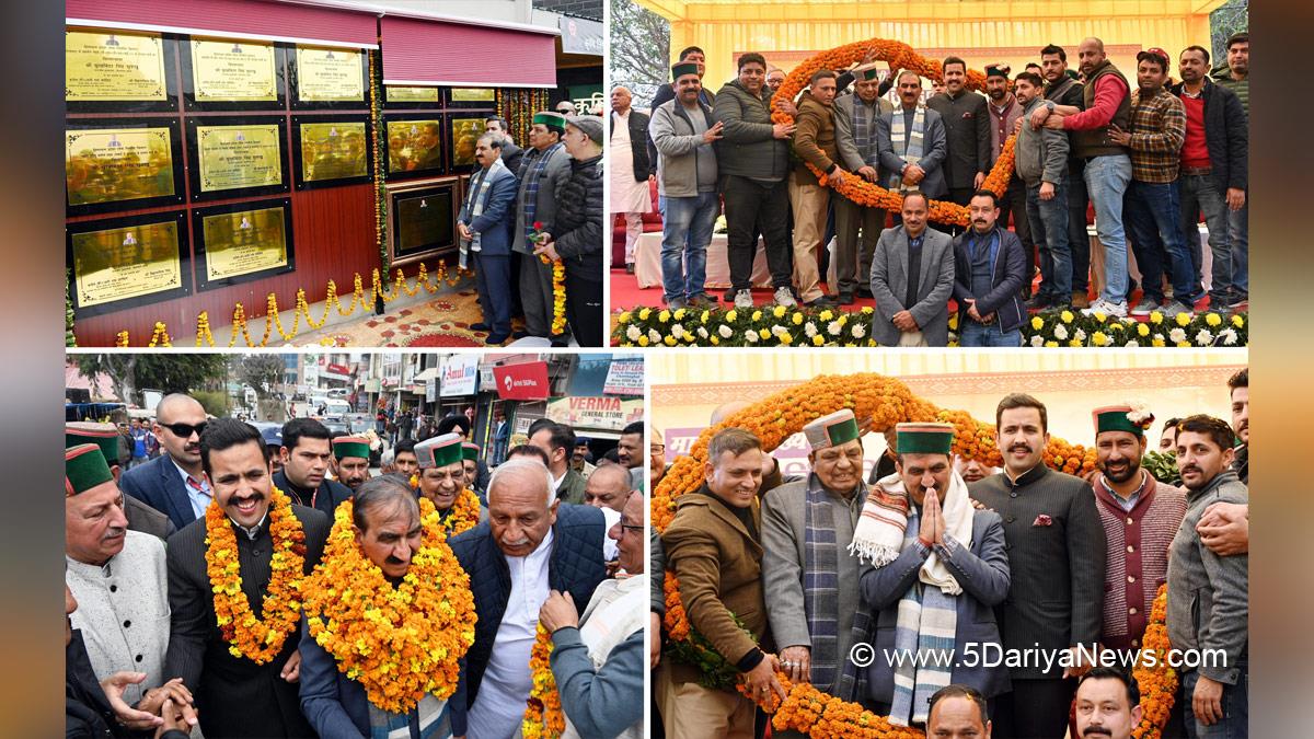 Sukhvinder Singh Sukhu dedicated Rs. 186 Crore Worth of Developmental Projects in Solan