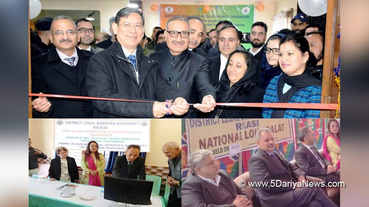 Judiciary, J&K Judicial Academy, N. Kotiswar Singh, Kashmir, Jammu And Kashmir, Jammu & Kashmir, National Lok Adalat, J&K Legal Services Authority