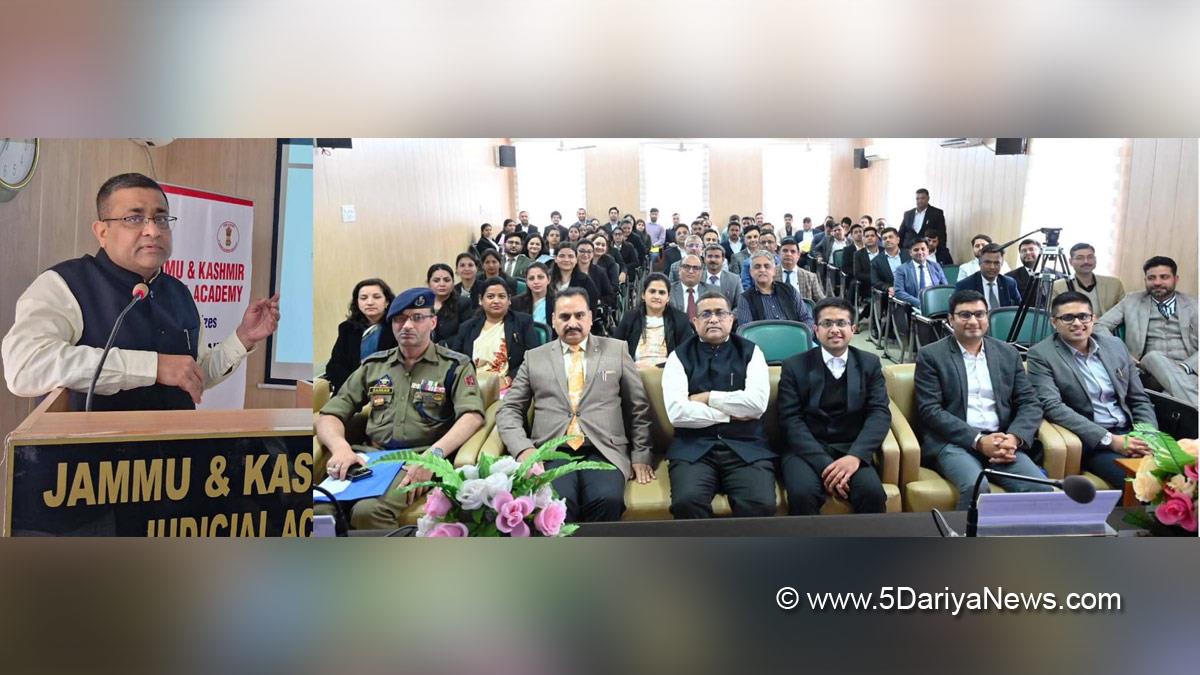 Judiciary, Kashmir, Jammu And Kashmir, Jammu & Kashmir, New Criminal Laws, J&K Judicial Academy, Sakal Bhushan