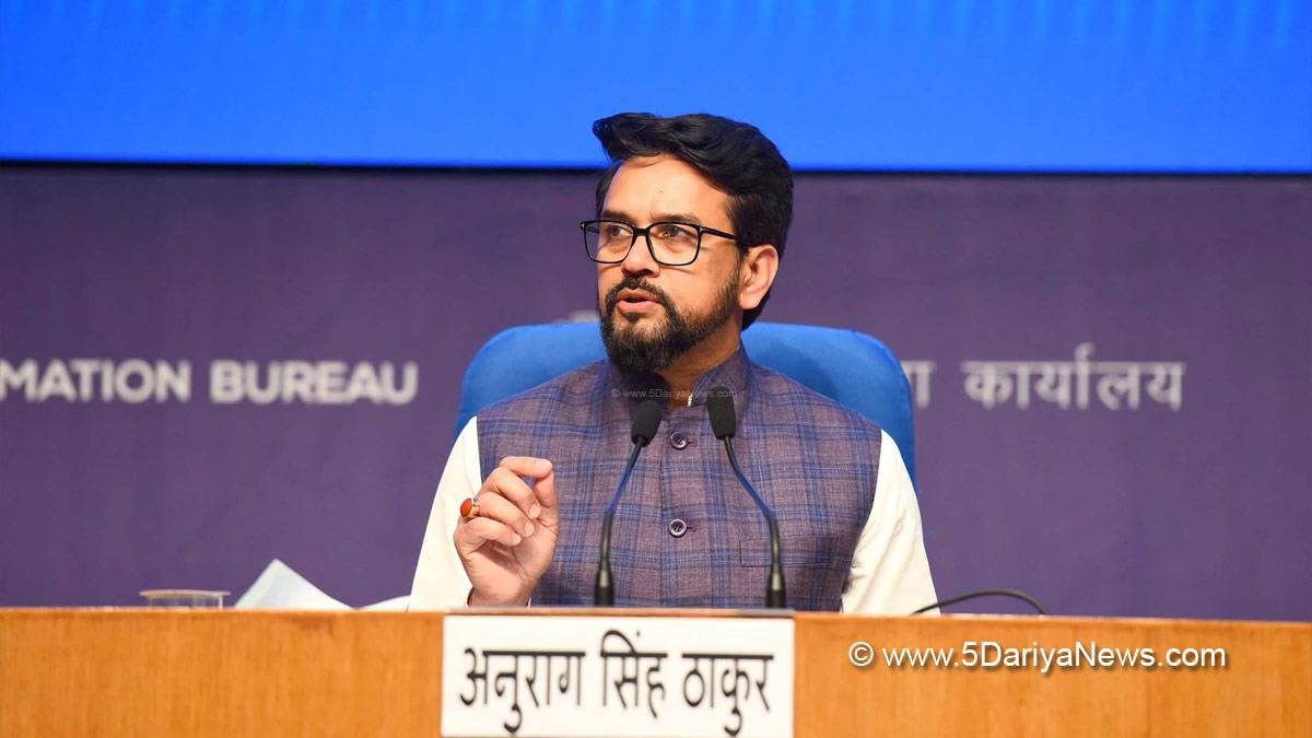 Anurag Thakur, Anurag Singh Thakur, BJP, Bharatiya Janata Party, Minister of Information and Broadcasting