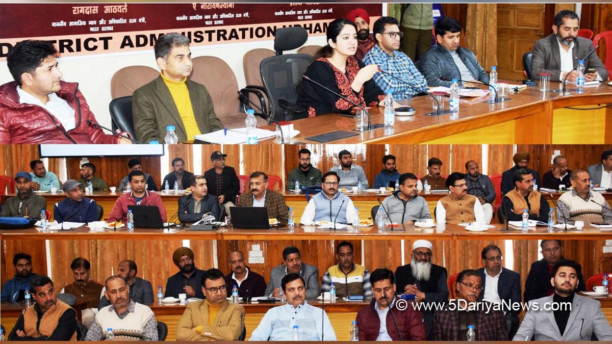 Saloni Rai, Udhampur, DDC Udhampur, District Development Commissioner Udhampur, Kashmir, Jammu And Kashmir, Jammu & Kashmir, District Administration Udhampur