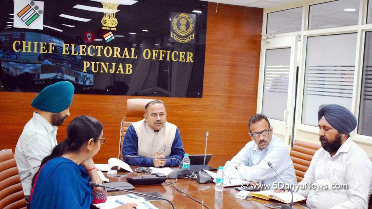 Lok Sabha Election 2024 CEO Holds Meeting With DCs