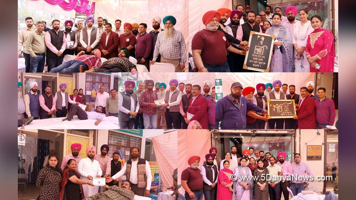 Patarkar Sangh Kharar, Kharar Patarkar Sangh, Blood Donation Camp, Blood Camp, Kharar, Kharar News, News of Kharar, Kharar Updates