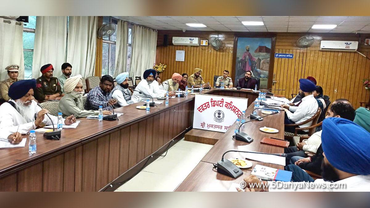 DC Sri Mukatsar Sahib, Harpreet Singh Sudan, Sri Mukatsar Sahib, Deputy Commissioner Sri Mukatsar Sahib, Election Commision Punjab, ECI, Chief Electoral Officer Punjab, Lok Sabha Elections 2024, General Elections 2024, CEO Punjab, Chunav Ka Parv, Desh Ka Garv
