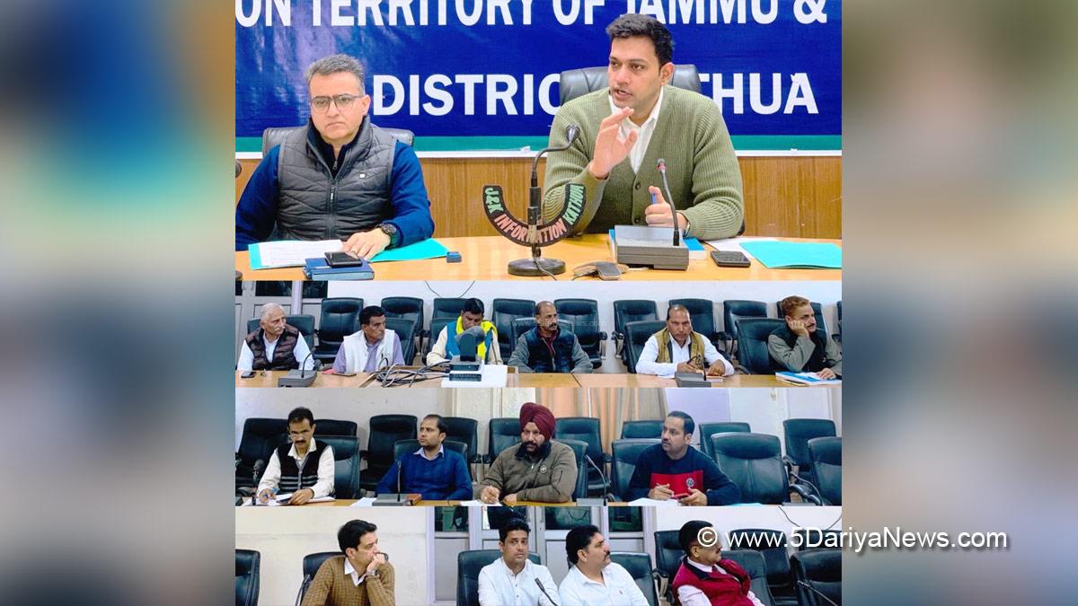Rakesh Minhas, Dr. Rakesh Minhas, Kathua, DDC Kathua, District Development Commissioner Kathua, Kashmir, Jammu And Kashmir, Jammu & Kashmir, District Administration Kathua