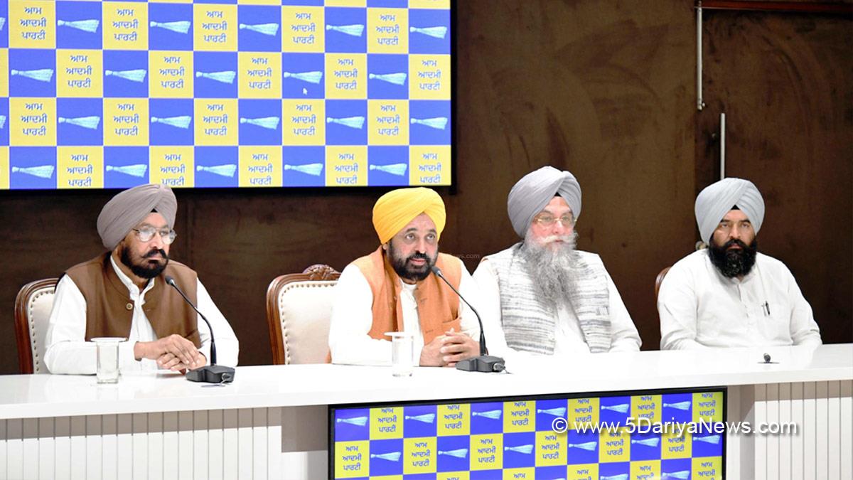 Bhagwant Mann, Bhagwant Singh Mann, AAP, Aam Aadmi Party, Aam Aadmi Party Punjab, AAP Punjab, Government of Punjab, Punjab Government, Punjab, Chief Minister Of Punjab, Kultar Singh Sandhwan, Jai Krishan Rouri, Jai Krishan, Jai Krishan Singh Rouri, Principal Budh Ram