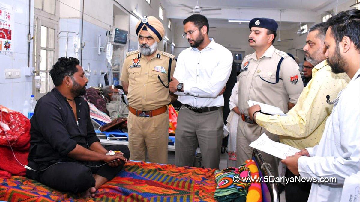 DC Sangrur, Deputy Commissioner Sangrur, Jitendra Jorwal, Sangrur, Harcharan Singh Bhullar, DIG Patiala Range, Sartaj Singh Chahal
