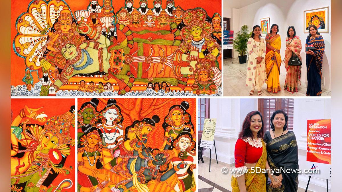 Aalekh Foundation, Pooja Kashyap, Saurabh Wasson, Art Fair India, Travancore Palace, New Delhi