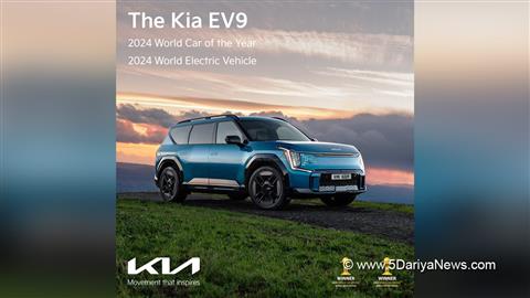 Commercial, Kia, Kia EV9, World Car Awards, World Electric Vehicle, Best Premium SUV, Sean Yoon, New Delhi