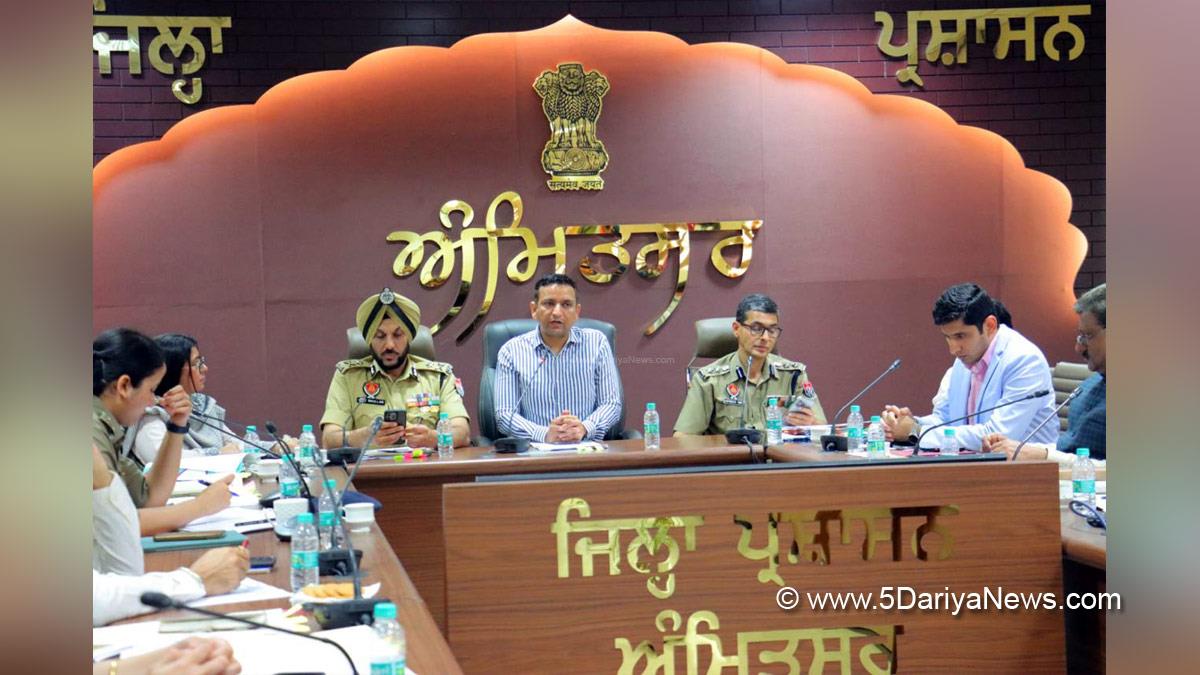 Ghanshyam Thori, DC Amritsar, Amritsar, Deputy Commissioner Amritsar, ECI, Chief Electoral Officer Punjab, Lok Sabha Elections 2024, General Elections 2024, CEO Punjab, Chunav Ka Parv, Desh Ka Garv