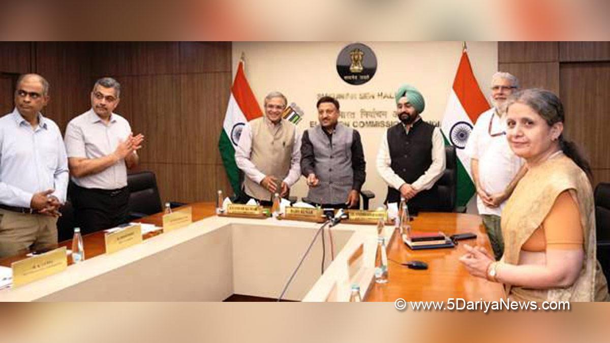 Chief Election Commissioner, Rajiv Kumar,  Gyanesh Kumar, Sukhbir Singh Sandhu, Lok Sabha Elections 2024, General Elections 2024, Chunav Ka Parv, Desh Ka Garv, No Voter To Be Left Behind