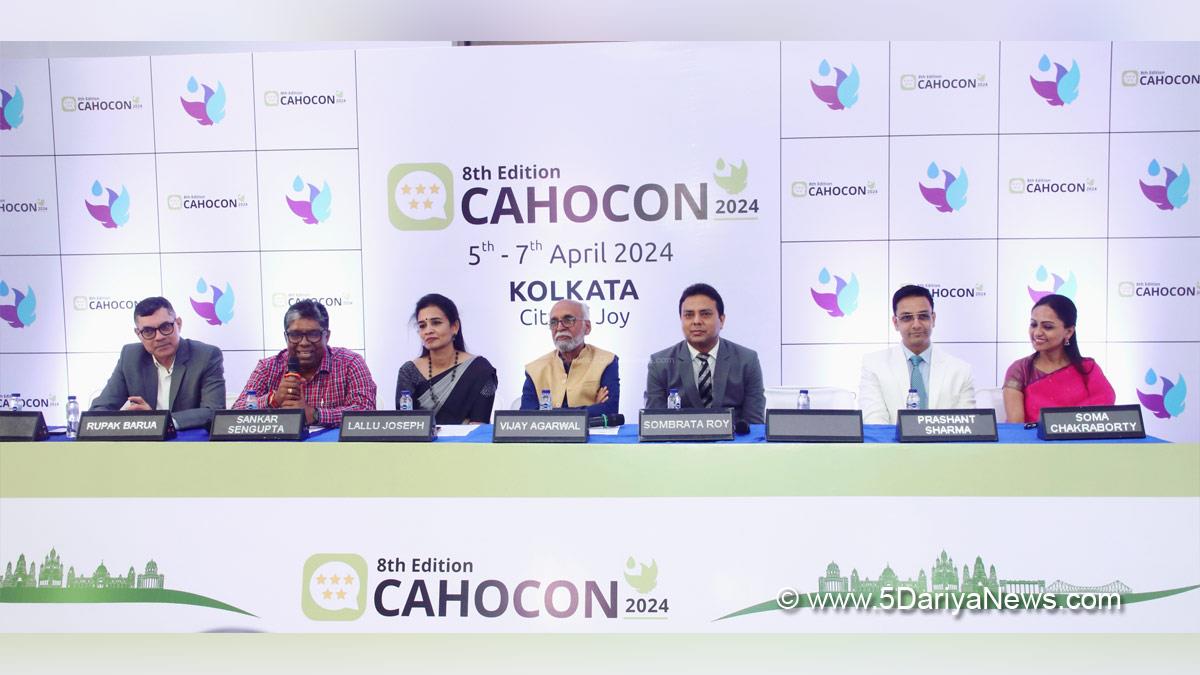 Health, CAHOCON 2024, Consortium of Accredited Healthcare Organizations, CAHO, Dr. Vijay Agarwal, Dr. C. V. Ananda Bose, Biswa Bangla Convention Centre, Kolkata
