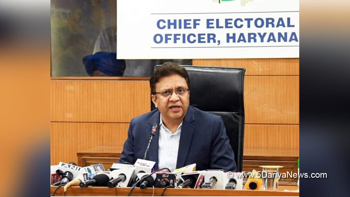 Anurag Agarwal, Election Commision Haryana, ECI, Chief Electoral Officer Haryana, Lok Sabha Elections 2024, General Elections 2024, CEO Haryana, Chunav Ka Parv, Desh Ka Garv