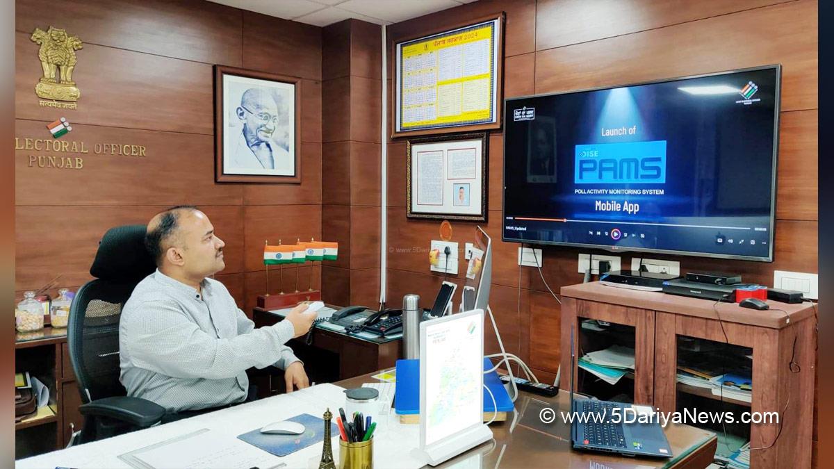 Sibin C, Election Commision Punjab, ECI, Chief Electoral Officer Punjab, Lok Sabha Elections 2024, General Elections 2024, CEO Punjab, Chunav Ka Parv, Desh Ka Garv, The CEO Punjab, No Voter To Be Left Behind 