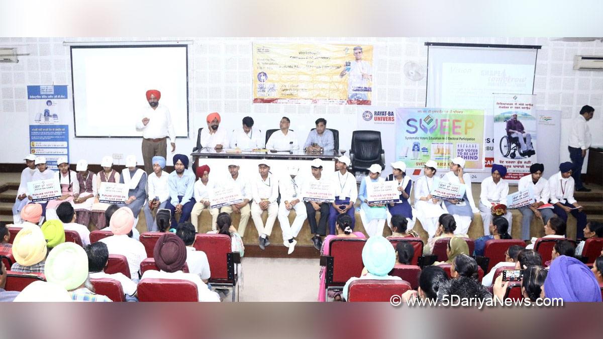 Gurbakhsish Singh Antal, District Nodal Officer, ECI, Chief Electoral Officer Punjab, Lok Sabha Elections 2024, General Elections 2024, CEO Punjab, Chunav Ka Parv, Desh Ka Garv, S.A.S. Nagar, S.A.S. Nagar Mohali, Mohali, Sahibzada Ajit Singh Nagar