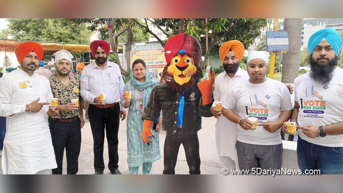 Gurbakhshish Singh Antal, District Nodal Officer, ECI, Chief Electoral Officer Punjab, Lok Sabha Elections 2024, General Elections 2024, CEO Punjab, Chunav Ka Parv, Desh Ka Garv, S.A.S. Nagar, S.A.S. Nagar Mohali, Mohali, Sahibzada Ajit Singh Nagar