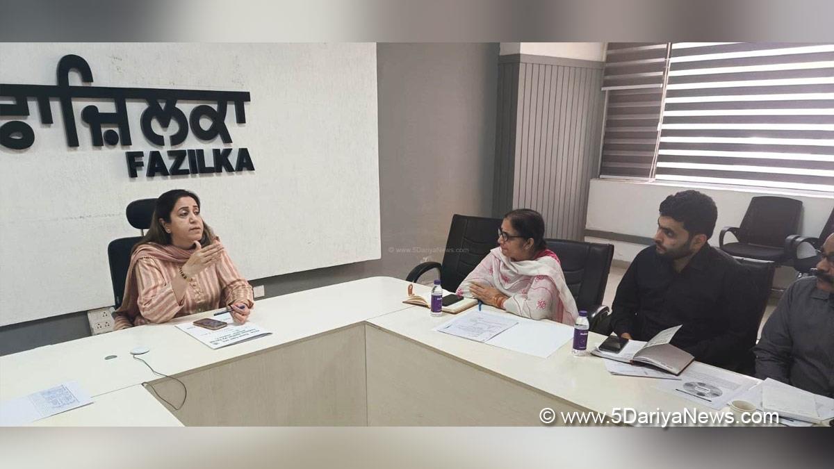 Senu Duggal, DC Fazilka, Fazilka, Deputy Commissioner Fazilka