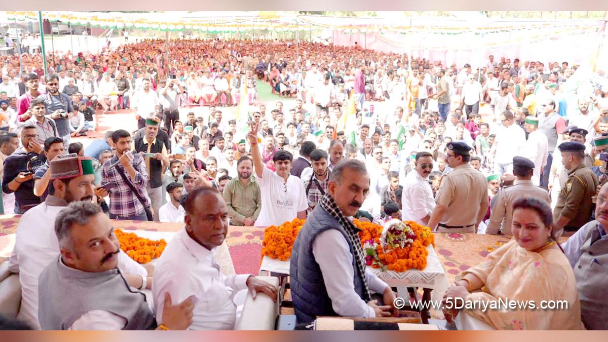 Sukhvinder Singh Sukhu, Himachal Pradesh, Himachal, Congress, Indian National Congress, Himachal Congress, Shimla, Chief Minister of Himachal Pradesh