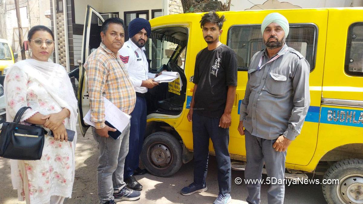 Safe School Vahan Policy, School, School Bus, Transport, School Buses, Safe School Transport Policy, Mansa
