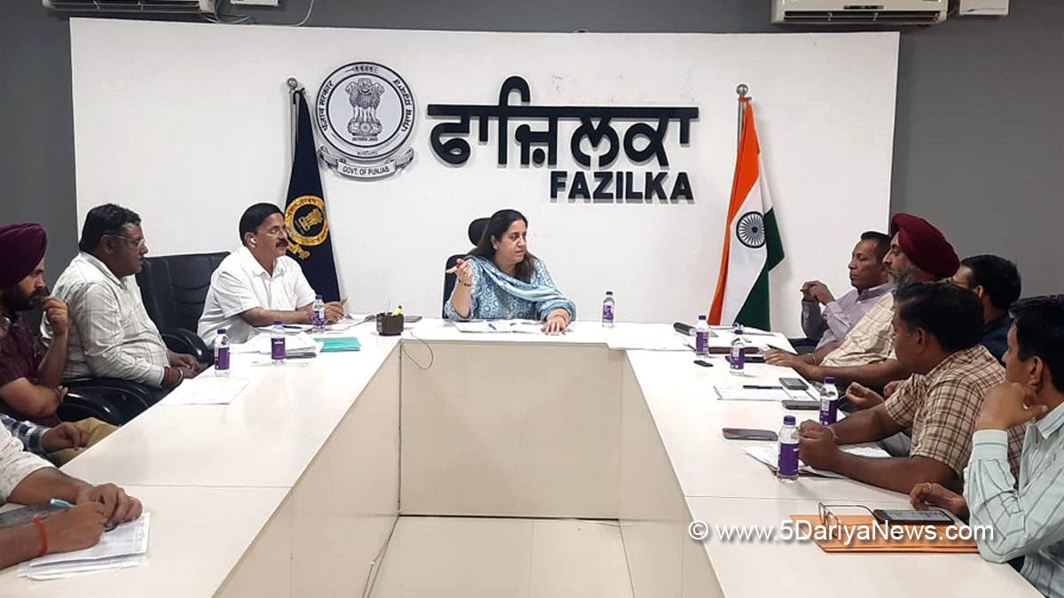 Senu Duggal, DC Fazilka, Fazilka, Deputy Commissioner Fazilka