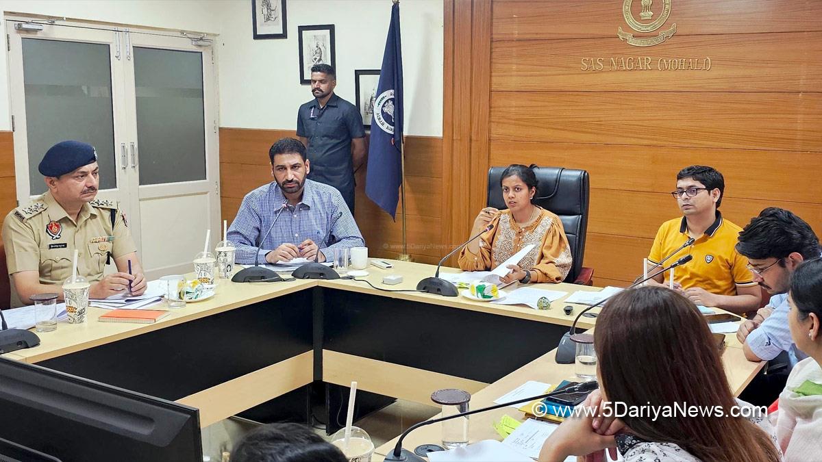 Aashika Jain, DC Mohali, Deputy Commissioner Mohali, S.A.S. Nagar, S.A.S. Nagar Mohali, Mohali, Sahibzada Ajit Singh Nagar, ECI, Chief Electoral Officer Punjab, Lok Sabha Elections 2024, General Elections 2024, CEO Punjab, Chunav Ka Parv, Desh Ka Garv