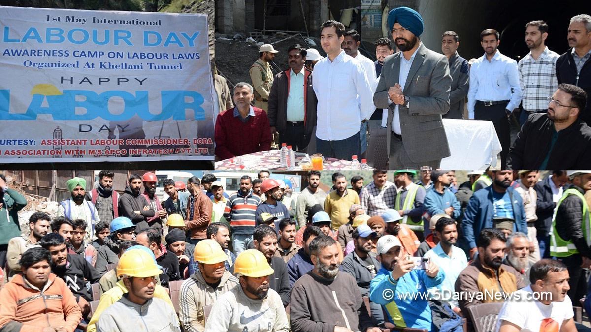 Harvinder Singh, Doda, Deputy Commissioner Doda, Kashmir, Jammu And Kashmir, Jammu & Kashmir, District Administration Doda, Labour Day