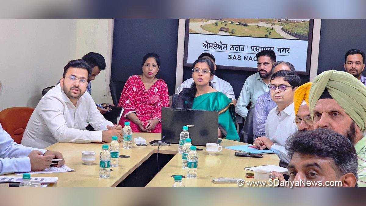 Aashika Jain, DC Mohali, Deputy Commissioner Mohali, S.A.S. Nagar, S.A.S. Nagar Mohali, Mohali, Sahibzada Ajit Singh Nagar, ECI, Chief Electoral Officer Punjab, Lok Sabha Elections 2024, General Elections 2024, CEO Punjab, Chunav Ka Parv, Desh Ka Garv