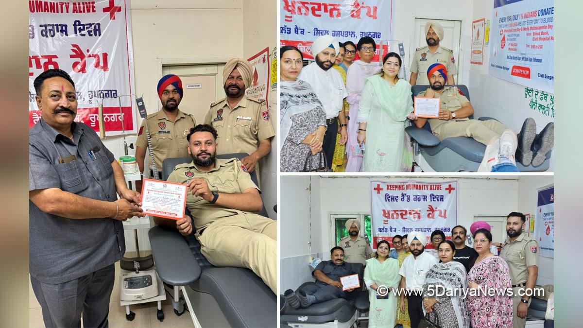 World Red Cross, World Red Cross and Red Crescent Day, Red Cross Day, World Red Cross Day 2024, Blood Camp, Blood Donation Camp, Rupnagar, Ropar