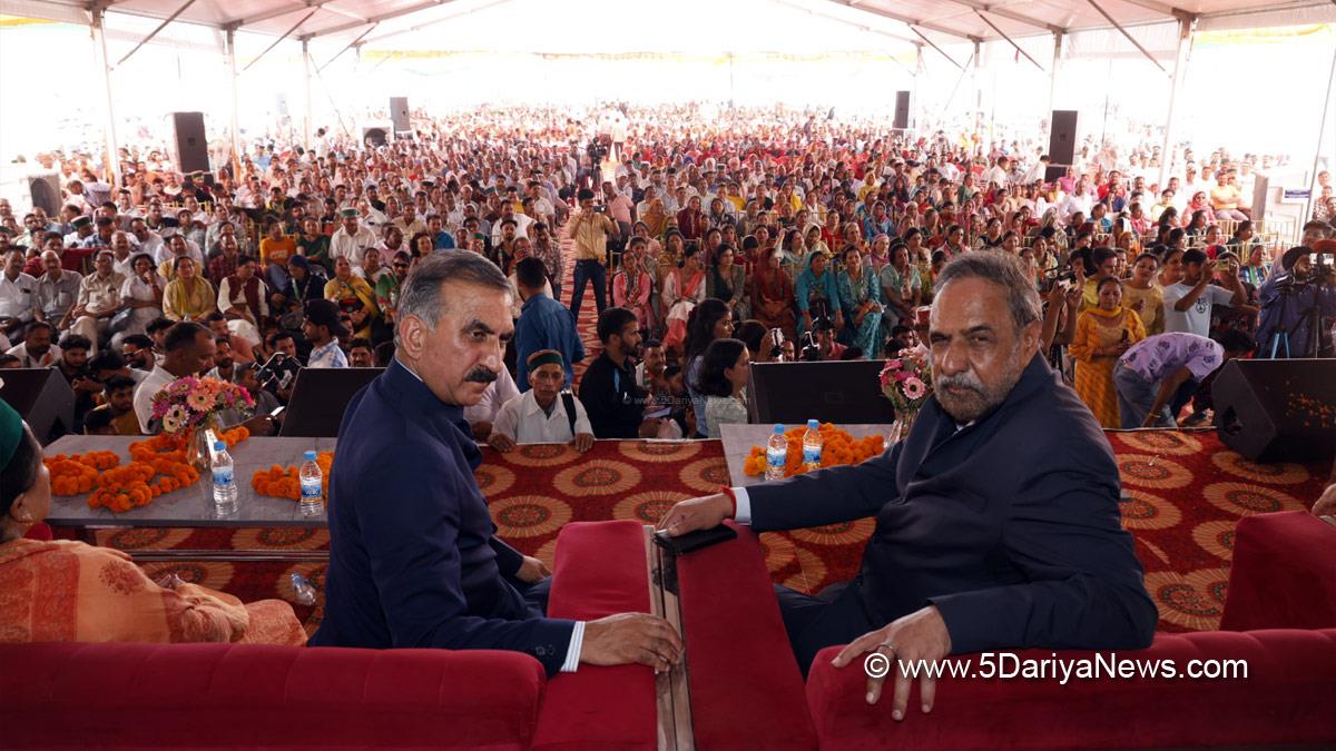 Sukhvinder Singh Sukhu, Himachal Pradesh, Himachal, Congress, Indian National Congress, Himachal Congress, Shimla, Chief Minister of Himachal Pradesh