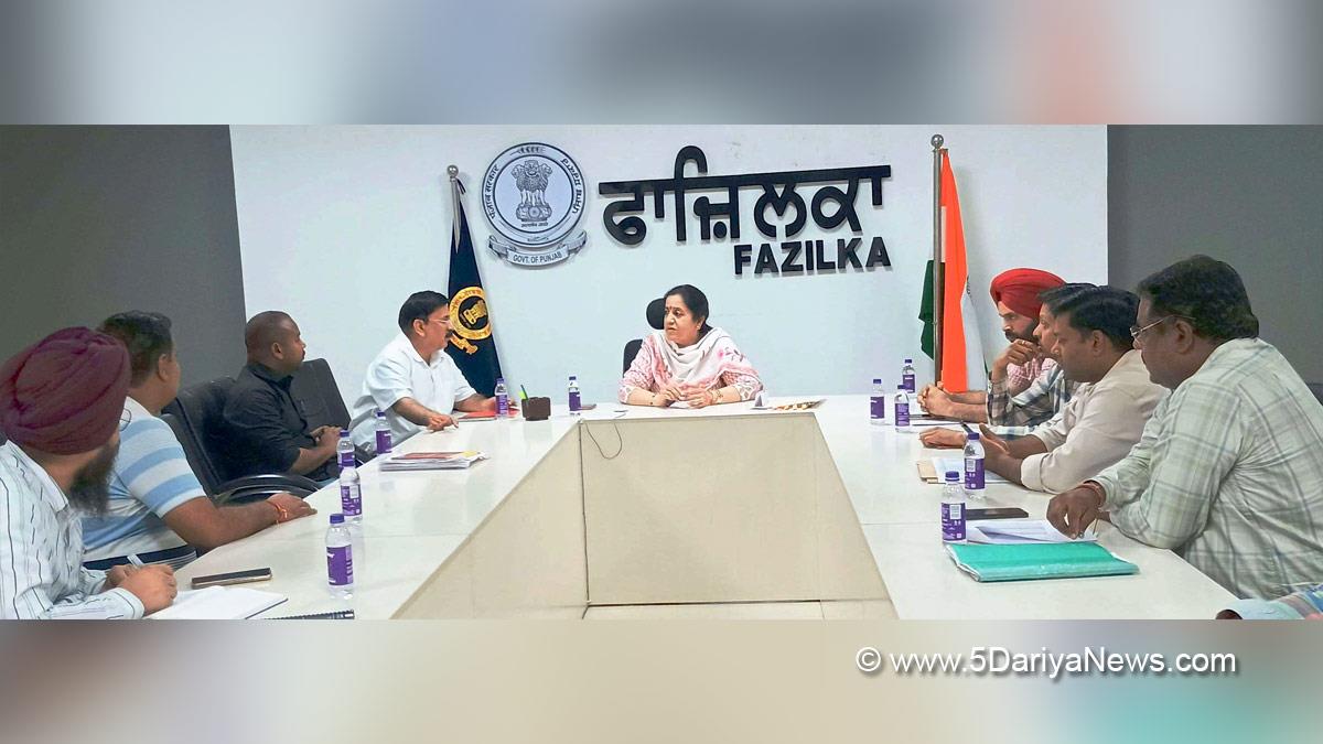 Senu Duggal, DC Fazilka, Fazilka, Deputy Commissioner Fazilka
