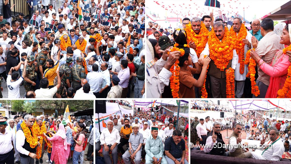 Sukhvinder Singh Sukhu, Himachal Pradesh, Himachal, Congress, Indian National Congress, Himachal Congress, Shimla, Chief Minister of Himachal Pradesh