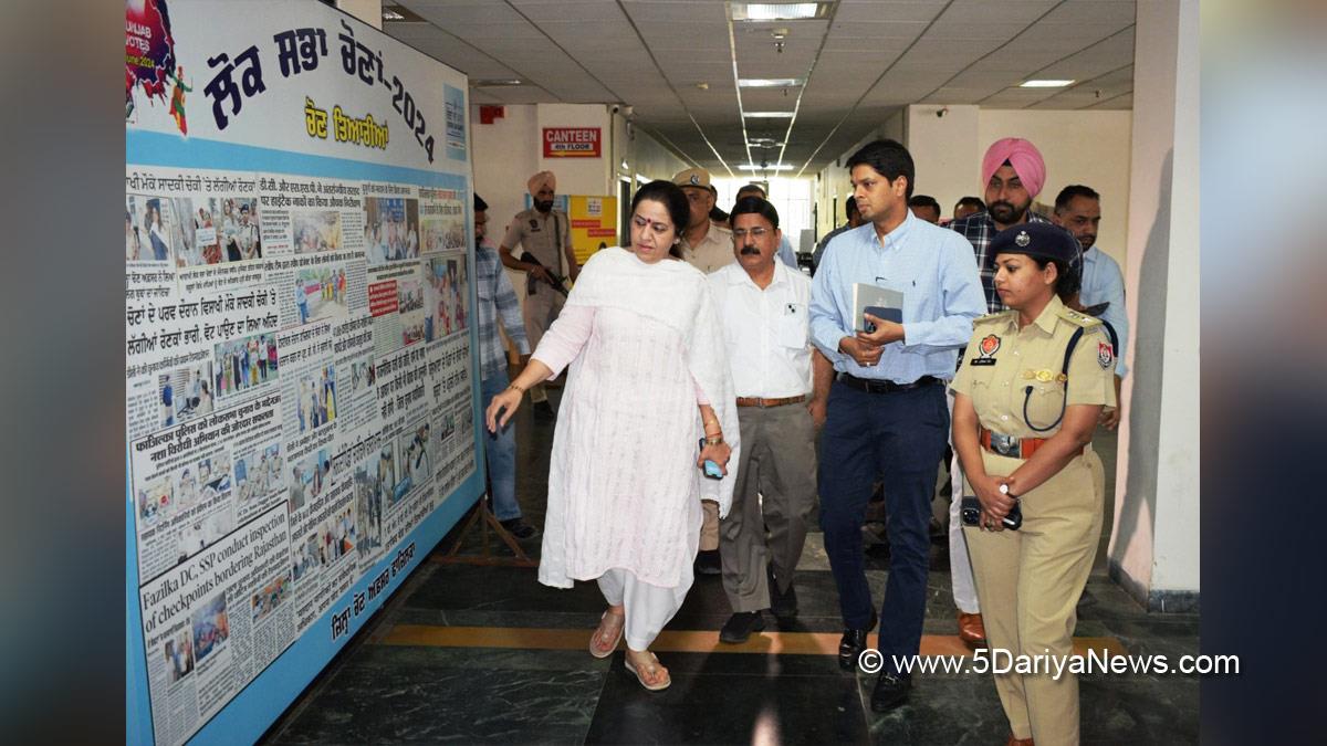 Senu Duggal, DC Fazilka, Fazilka, Deputy Commissioner Fazilka, ECI, Chief Electoral Officer Punjab, Lok Sabha Elections 2024, General Elections 2024, CEO Punjab, Chunav Ka Parv, Desh Ka Garv