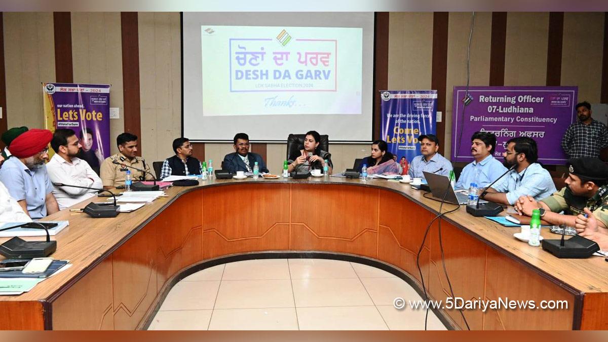 Sakshi Sawhney, DC Ludhiana, Ludhiana, Deputy Commissioner Ludhiana, ECI, Chief Electoral Officer Punjab, Lok Sabha Elections 2024, General Elections 2024, CEO Punjab, Chunav Ka Parv, Desh Ka Garv